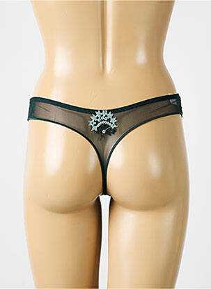 Tanga légère et transparente vert SIMONE PERELE femme