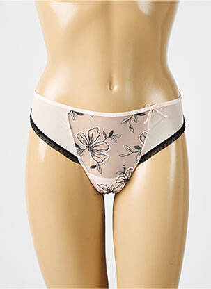 Tanga rose MARIE JO pour femme
