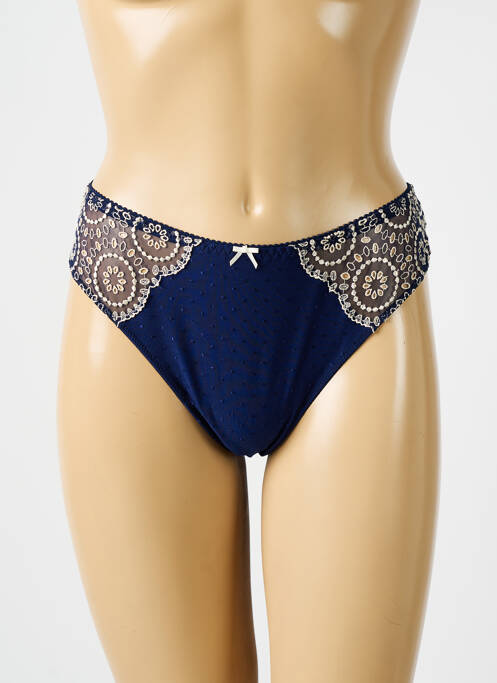 Tanga bleu PRIMA DONNA pour femme