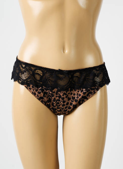 Tanga marron PRIMA DONNA pour femme
