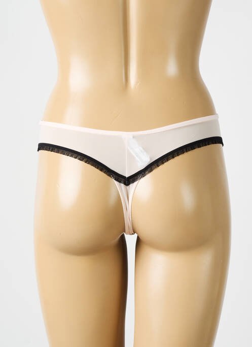 Tanga rose MARIE JO pour femme