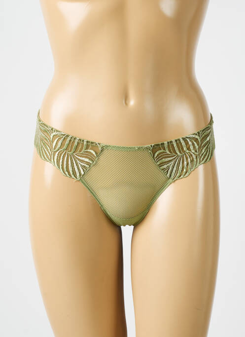 Tanga vert AUBADE pour femme