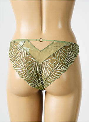 Culotte effet matière satinée vert AUBADE femme