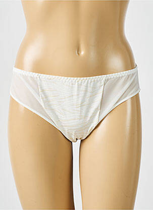 Culotte effet matière satinée beige PRIMA DONNA femme