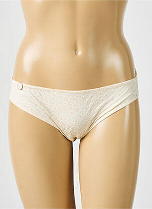 Culotte tissage satiné beige MARIE JO femme