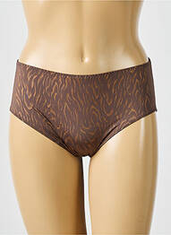 Culotte tissage satiné marron PRIMADONNA femme