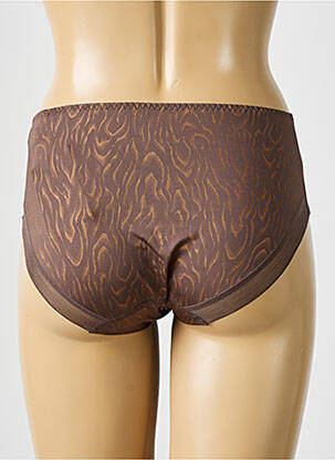 Culotte tissage satiné marron PRIMADONNA femme