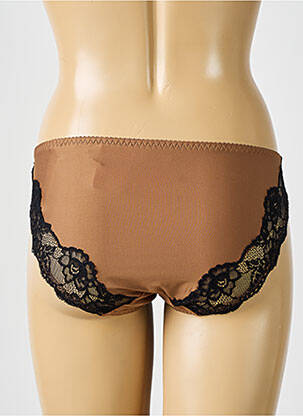 Culotte effet matière satinée marron PRIMADONNA femme