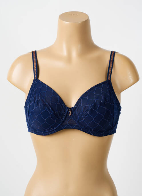 Soutien-gorge légère et transparente haut soutien-gorge emboitant bleu PRIMADONNA femme