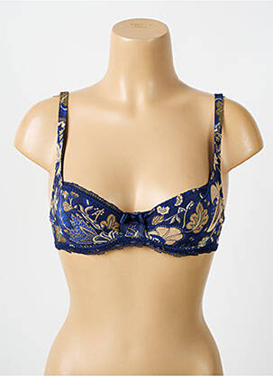 Top/caraco tissage satiné bleu ANTIGEL femme