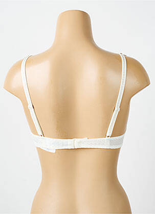 Soutien-gorge effet matière satinée haut soutien-gorge emboitant beige ANTIGEL femme