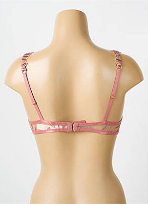 Soutien-gorge effet matière satinée haut soutien-gorge balconnet rose AUBADE femme