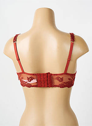 Soutien-gorge effet matière satinée haut soutien-gorge emboitant orange AUBADE femme
