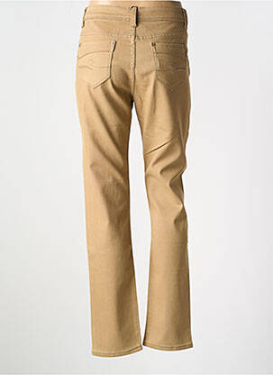 Jeans coupe slim stretch taille normale beige X-MAX femme