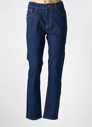 Jeans coupe slim tissage brut taille normale bleu X-MAX femme