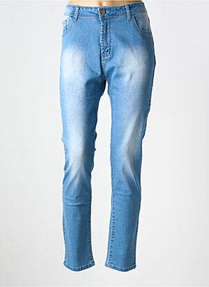 Jeans coupe slim stretch taille normale bleu #144894 femme