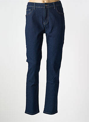 Jeans coupe slim tissage brut taille normale bleu X-MAX femme