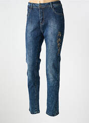 Jeans coupe slim bleu X-MAX pour femme seconde vue