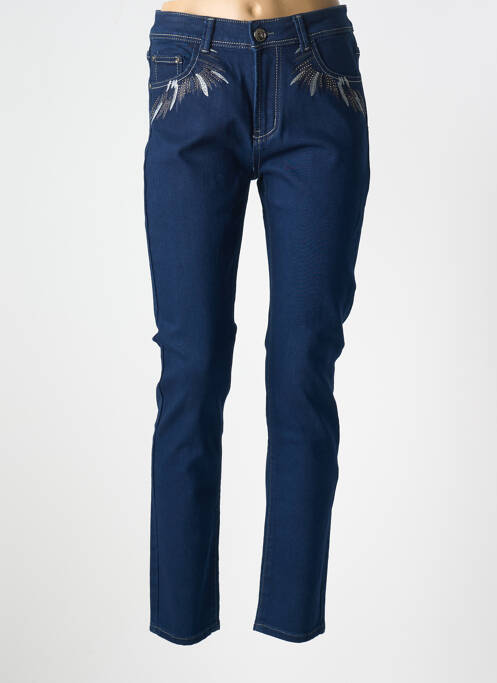 Jeans coupe slim bleu X-MAX pour femme