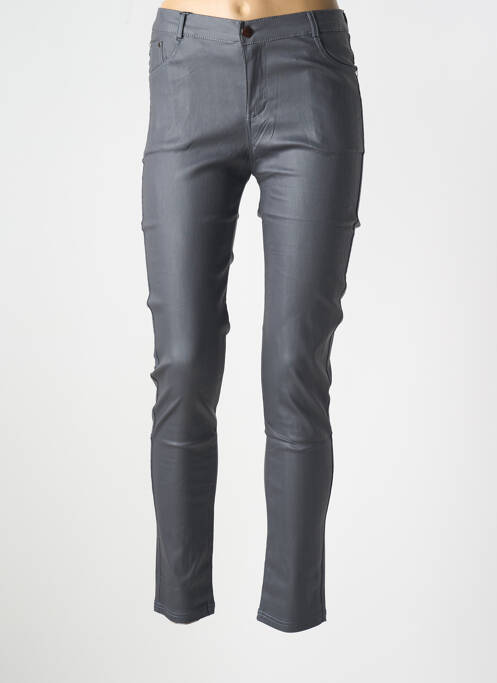 Pantalon slim gris X-MAX pour femme