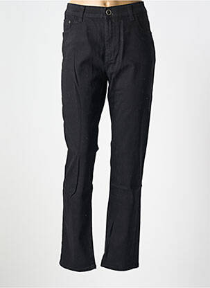 Pantalon droit stretch taille normale noir X-MAX femme