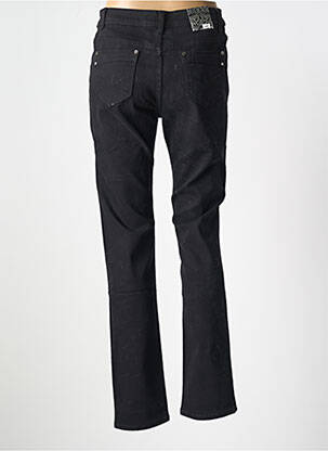 Pantalon slim tissage popeline taille normale noir X-MAX femme