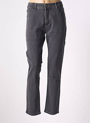 Jeans coupe droite gris X-MAX pour femme