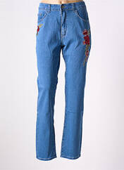 Jeans coupe slim bleu X-MAX pour femme seconde vue