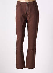 Pantalon droit marron X-MAX pour femme seconde vue