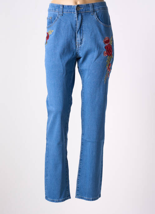 Jeans coupe slim bleu X-MAX pour femme