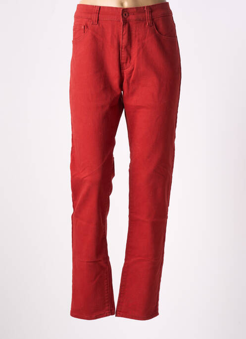 Pantalon droit rouge X-MAX pour femme