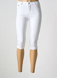 Pantacourt poches blanc X-MAX femme