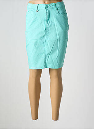Jupe courte poches bleu S.QUISE femme