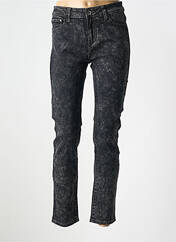 Jeans coupe slim gris X-MAX pour femme seconde vue