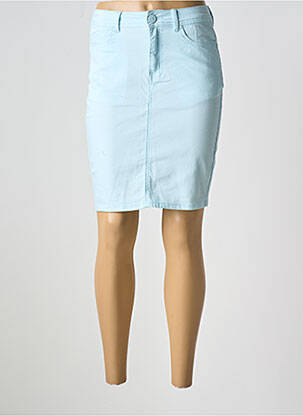 Jupe courte bleu clair S.QUISE pour femme