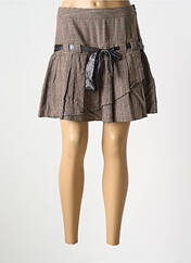Jupe courte marron VUE SUR MER pour femme seconde vue