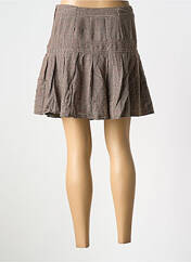 Jupe courte marron VUE SUR MER pour femme seconde vue