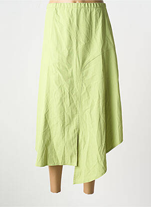 Jupe mi-longue vert CLAUDE BAUER pour femme
