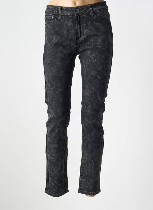 Jeans coupe slim gris X-MAX pour femme