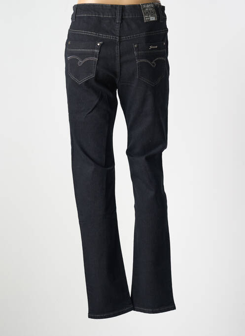 Jeans coupe slim noir X-MAX pour femme