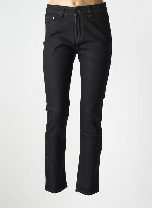 Jeans coupe slim noir X-MAX pour femme