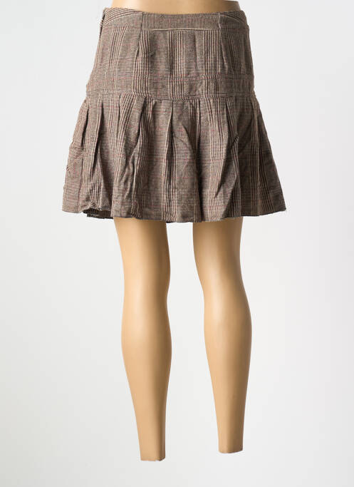 Jupe courte marron VUE SUR MER pour femme