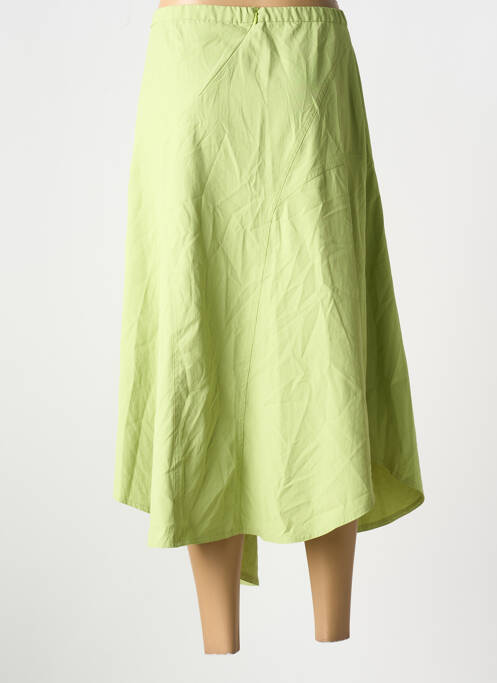 Jupe mi-longue vert CLAUDE BAUER pour femme