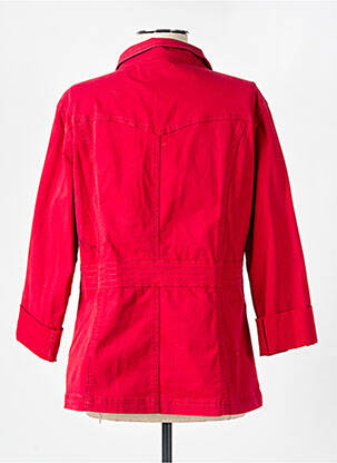 Veste casual coupe cintrée rouge S.QUISE femme