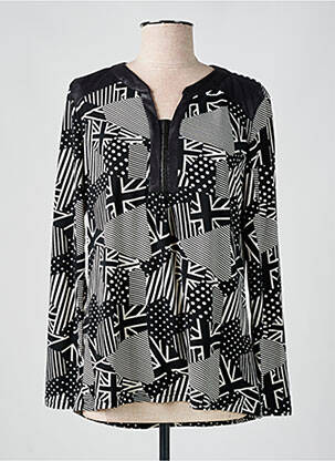 T-shirt manches longues manches longues noir S.QUISE femme