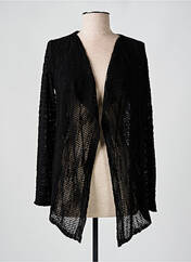 Gilet manches longues noir DUGER pour femme seconde vue