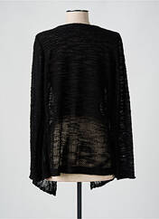 Gilet manches longues noir DUGER pour femme seconde vue