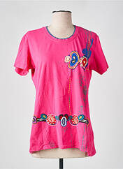 T-shirt rose S.QUISE pour femme seconde vue