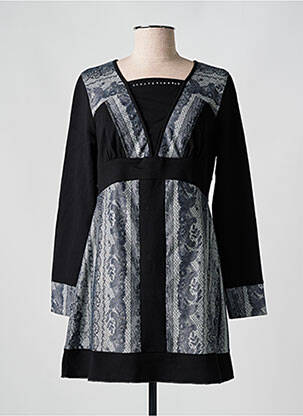Tunique manches longues noir S.QUISE pour femme