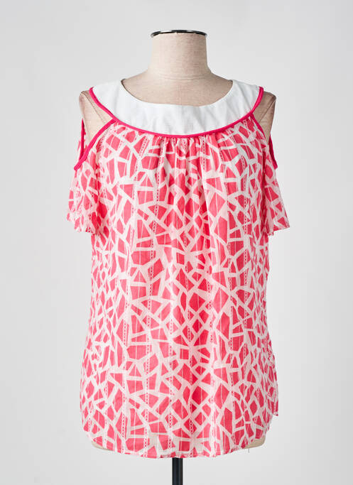 Blouse rose S.QUISE pour femme